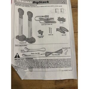 Yakima Big Stack Kayak Rack Demo Model With Out Bow Stern Tie Down Original Box